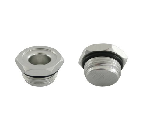 Moroso -12An Plug w/O-Ring - Aluminum - Single
