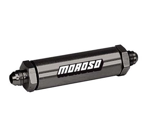 Moroso Oil Filter - In Line Screened -10An - Aluminum