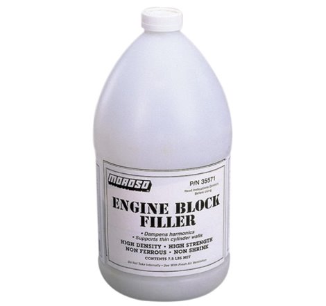 Moroso Engine Block Filler - Case (Four 1 Gallon Containers)