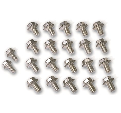 Moroso Chevrolet Small Block/Oldsmobile (w/Multi-Piece Gaskets) Oil Pan Bolts - Set of 18