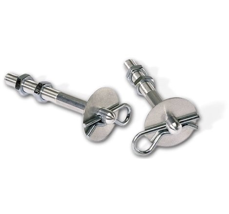 Moroso Hood Pin Set - 3/8in - Aluminum - 2 Pack
