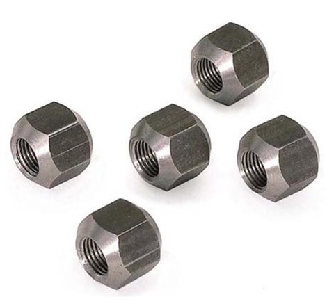 Moroso Double Ended Lug Nuts - 5/8in-18 x 1in Hex (Use w/Part No 62010) - 5 Pack