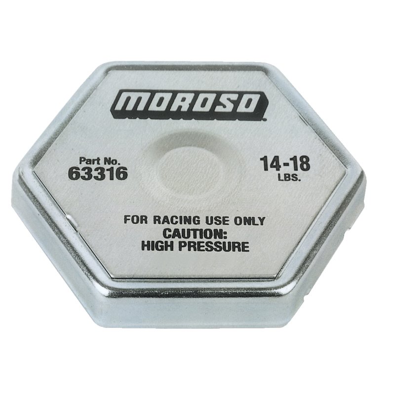 Moroso Racing Radiator Cap - 14-18lbs