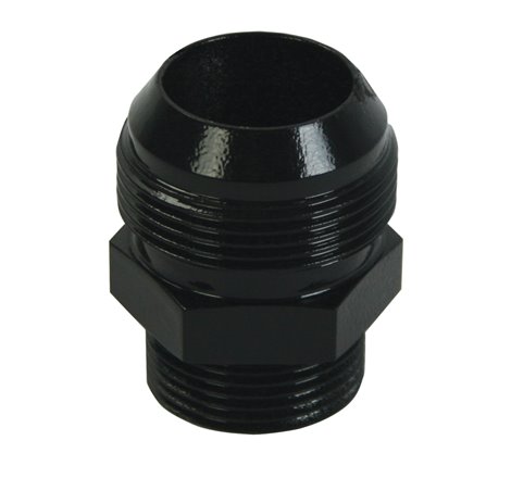 Moroso Electric Water Pump Hose Adapter -16An to -20An Hose - Black Anodized