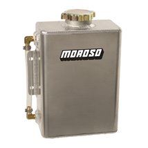 Moroso Universal Coolant Expansion Tank - Integral Mounting Bracket - 4qt