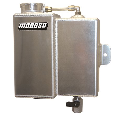 Moroso Universal Coolant Expansion & Recovery Tank - Billet Filler Neck - 1.25qt