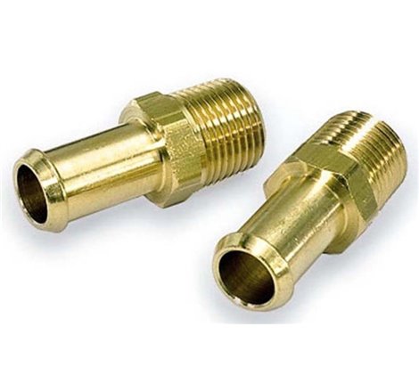 Moroso Fuel Hose Fitting - 1/2in NPT to 3/8in Hose - Brass - Single