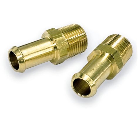 Moroso Fuel Hose Fitting - 3/8in NPT to 1/2in Hose - Brass - Single