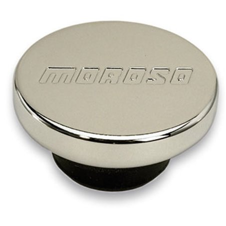 Moroso Oil Filler Cap - 1.22in Diameter - Push-In Type - Chrome Plated