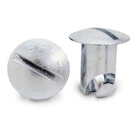 Moroso Quick Fastener - Oval Head - 7/16in x .500in - Steel - 10 Pack