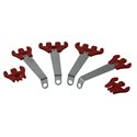 Moroso Universal Ignition Wire Loom Kit - 7-9mm - Red