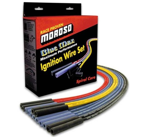 Moroso Custom Ignition Wire Set - Blue Max - Spiral Core