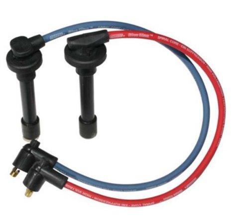 Moroso Custom Ignition Wire Set - Blue Max - Spiral Core - Colored High Temp Wire Separators - Red
