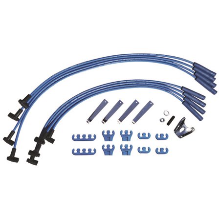Moroso Chevrolet Big Block Ignition Wire Dress-Up Kit - HEI - Blue Max - Spiral Core