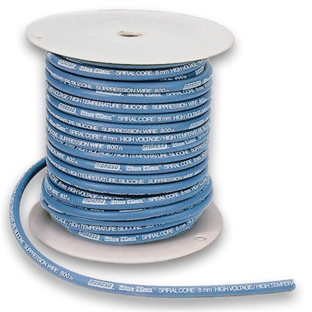 Moroso Ignition Wire Spool - Blue Max - Spiral Core - 8mm - 100ft