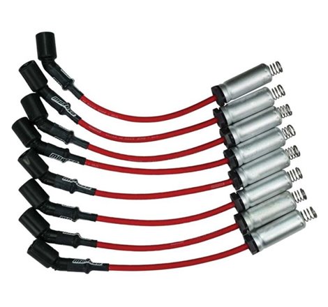 Moroso GM LS Ignition Wire Set - Ultra 40 - Unsleeved - Coil-On - 12in Wire - Red