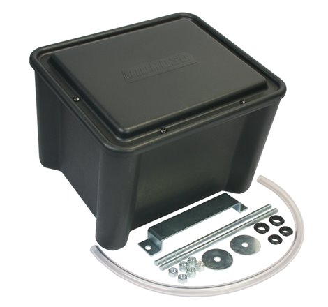Moroso Sealed Battery Box Black w/Mounting Hardware - Black