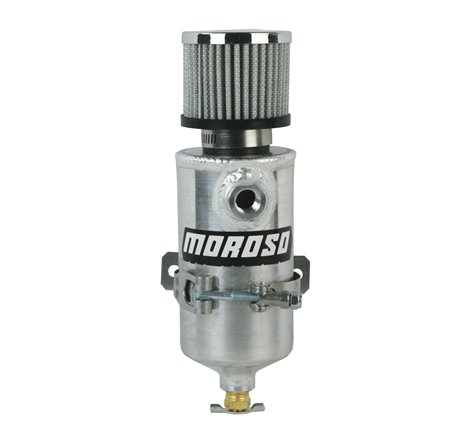 Moroso Breather Tank/Catch Can - Two 3/8 NPT Female Fittings - Aluminum