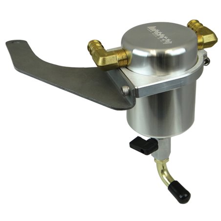Moroso 15-19 Ford Mustang EcoBoost Air/Oil Separator Catch Can - Large Body - Billet Aluminum