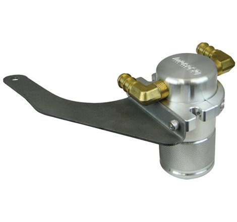 Moroso 15-18 Ford Mustang EcoBoost Air/Oil Separator Catch Can - Small Body - Billet Aluminum