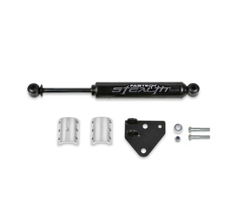 Fabtech 18-21 Jeep JL 4WD Stealth Steering Stabilizer Kit (High Clearance/Non-Stock Height)