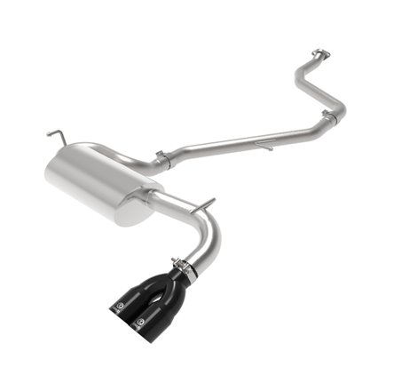aFe POWER Takeda 2in to 2-1 304 SS Cat-Back Exhaust w/ Black Tips 11-17 Lexus CT200h 1.8L