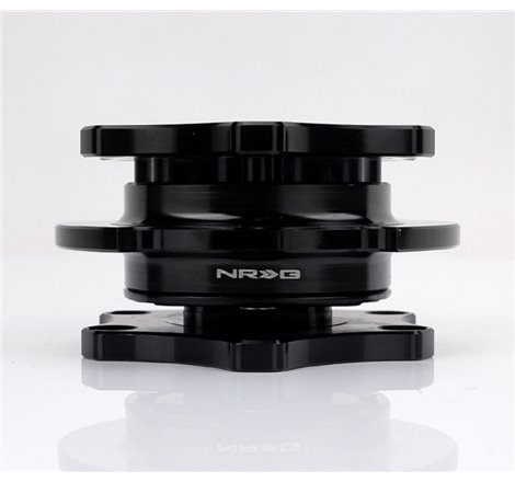 NRG Quick Release SFI SPEC 42.1 - Shiny Black Body / Shiny Black Ring