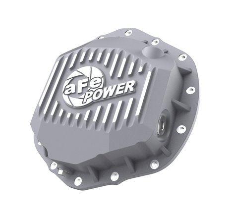 aFe Street Series Rear Differential Cover Raw w/ Machined Fins 19-20 Ram 2500/3500
