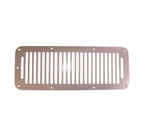 Rugged Ridge 78-95 Jeep CJ / Jeep Wrangler Satin Stainless Steel Cowl Vent Cover