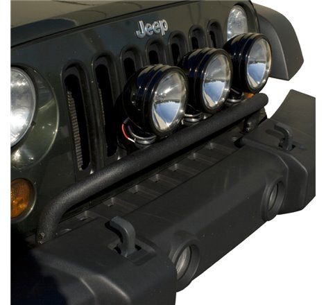 Rugged Ridge 07-18 Jeep Wrangler JK Textured Black Bumper Mounted Light Bar