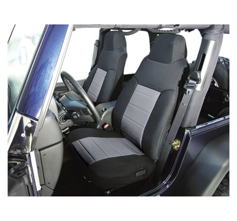 Rugged Ridge Fabric Front Seat Covers 76-90 Jeep CJ / Jeep Wrangler