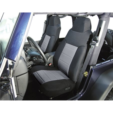 Rugged Ridge Fabric Front Seat Covers 76-90 Jeep CJ / Jeep Wrangler