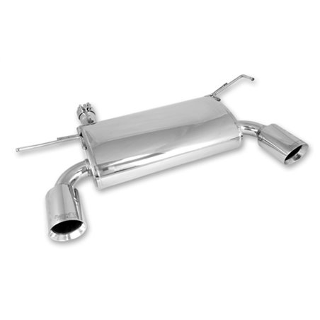 Rugged Ridge Stainless Axle Back Exhaust System 07-18 Jeep Wrangler