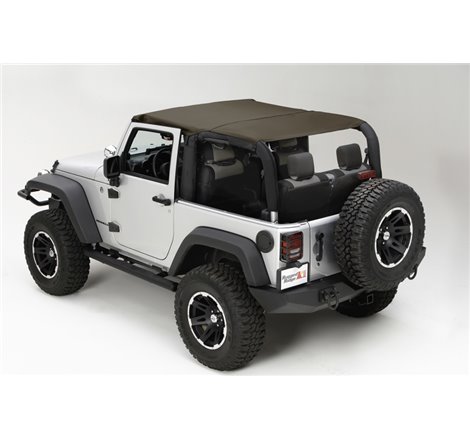 Rugged Ridge Summer Brief Top Diamond Khaki 10-18 Jeep Wrangler JK