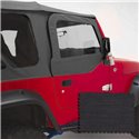 Rugged Ridge Upper Soft Door Kit Black Denim 97-06 Jeep Wrangler