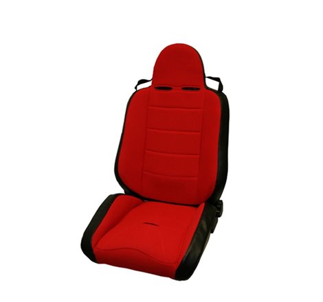 Rugged Ridge XHD Off-road Racing Seat Reclinable Red 76-02 CJ&Wr