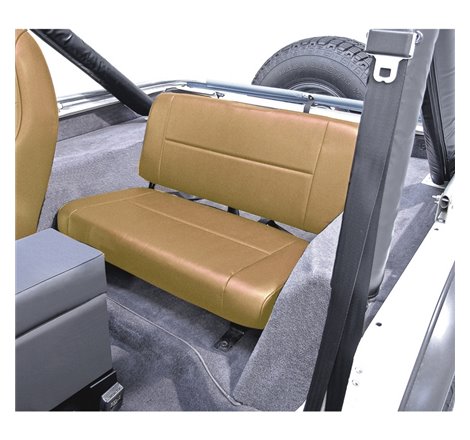Rugged Ridge Fixed Rear Seat Tan 55-95 Jeep CJ / Jeep Wrangler