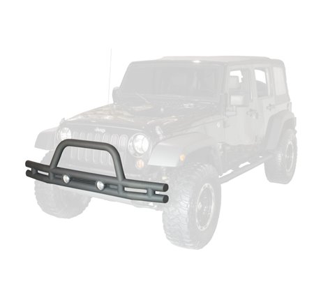 Rugged Ridge 3in Double Tube Front Bumper 07-18 Jeep Wrangler