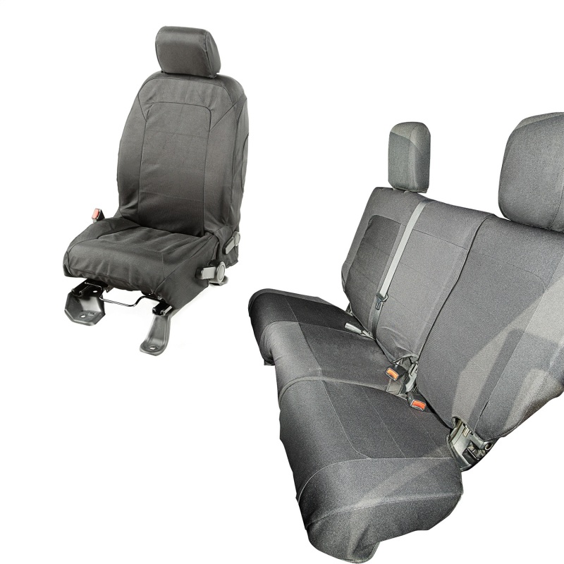 Rugged Ridge Elite Ballistic Seat Cover Set 11-18 JKU 4 Door