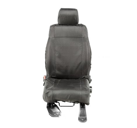 Rugged Ridge Ballistic Seat Cover Set Front Black 11-18 JK