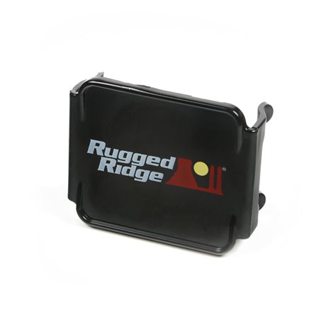 Rugged Ridge 3 Inch Square LED Light Cover Black