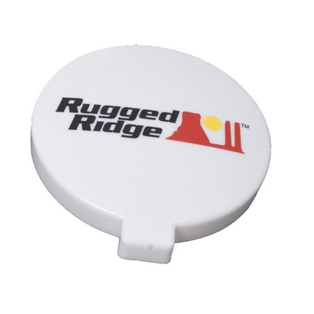 Rugged Ridge 6in Off Road Light Cover White