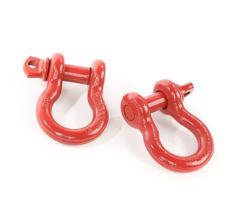 Rugged Ridge Red 3/4in D-Shackles