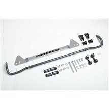 Progress Tech 92-95 Honda Civic Rear Sway Bar (22mm - Adjustable) Incl Bar Brace and Adj End Links