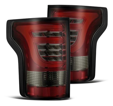 AlphaRex 15-17 Ford F-150 (Excl Models w/Blind Spot Sensor) PRO-Series LED Tail Lights Red Smoke