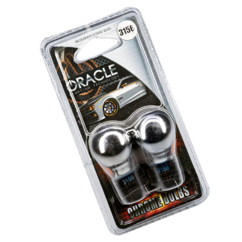 Oracle 3156 Chrome Bulbs (Pair) - White SEE WARRANTY Oracle 3156 Chrome Bulbs (Pair) - White SEE WARRANTY