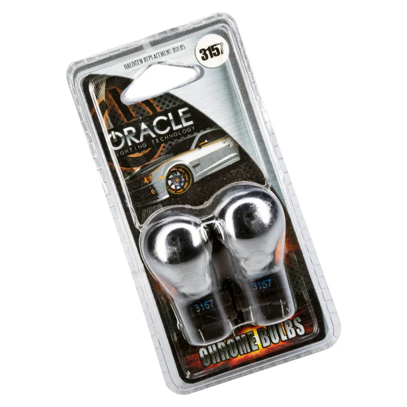 Oracle 3157 Chrome Bulbs (Pair) - White SEE WARRANTY Oracle 3157 Chrome Bulbs (Pair) - White SEE WARRANTY