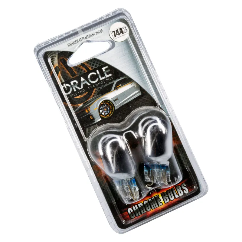 Oracle 7443 Chrome Bulbs (Pair) - White SEE WARRANTY Oracle 7443 Chrome Bulbs (Pair) - White SEE WARRANTY