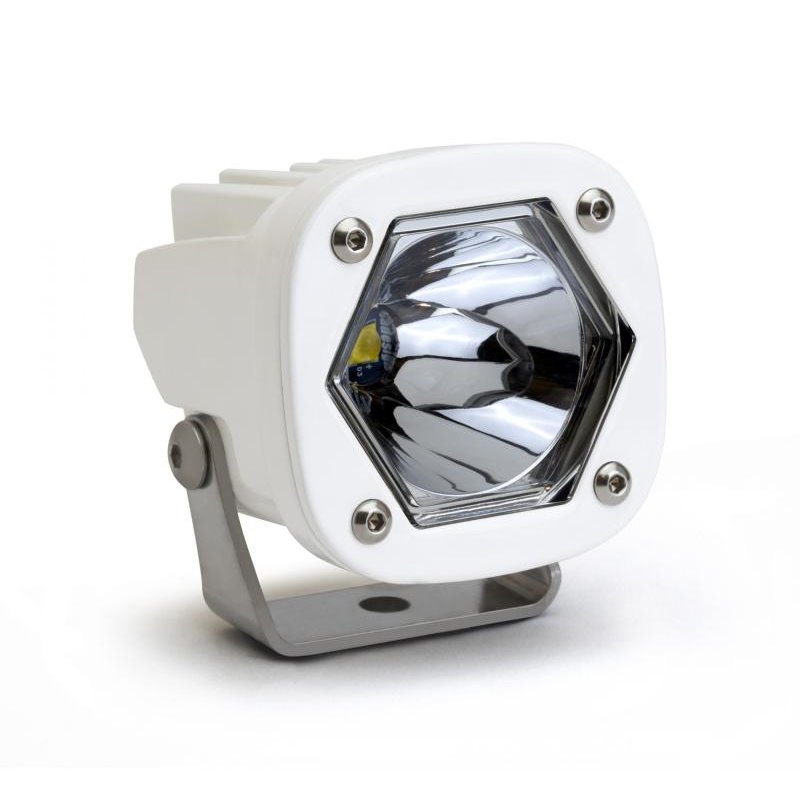 Baja Designs S1 Spot LED Light w/ Mounting Bracket Single - White