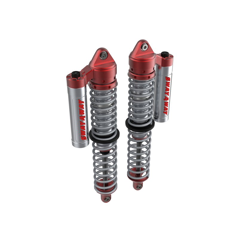 aFe 17-19 Polaris RZR 925/1000cc Sway-A-Way 2.5 Front Coilover Kit w/ PB Reservoirs and Comp Adj